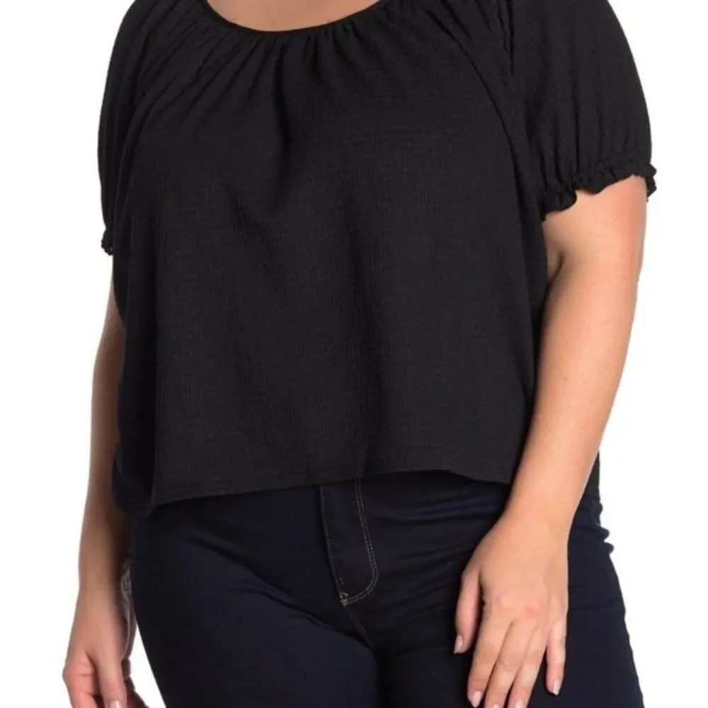 NWT Madewell Texture & Thread Peasant Top | S